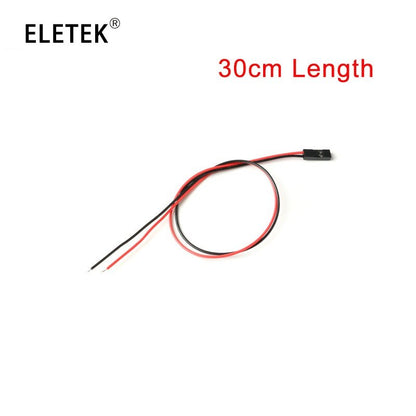 10Pcs 2pin Dupont Cable 2P 2 Pin Female Jumper Connector Wire 2.54mm Pitch Length 10CM 20CM 30CM Single Head for 3D Printer