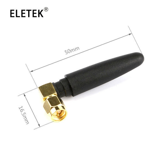 2Pcs GSM GPS Wireless Antenna Omni 50mm Radio Antenna SMA Male Right Angle 3dBi Gain Modem External Antenna
