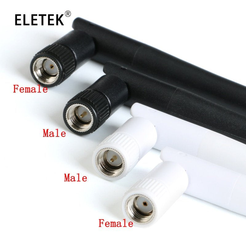 2.4GHz 6dBi Omni WIFI Antenna 2.4G Antenna Aerial RP-SMA-J Bluetooty Male Female Wireless Router Connector