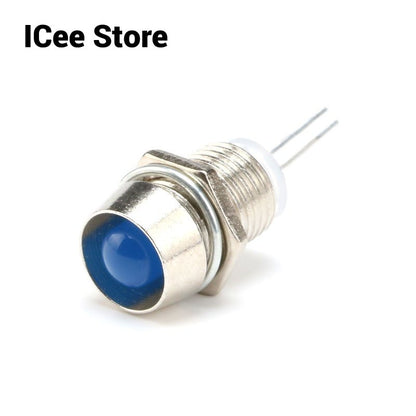 5-10Pcs Copper Metal 3MM 5MM Light Emitting Diode LED Holder Mount Panel Display Wholesale