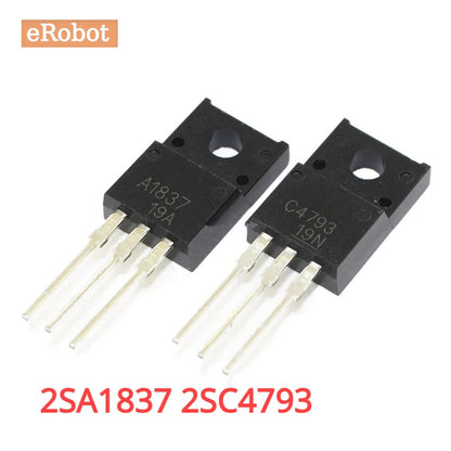 10Pcs Original Transistor 2SA1837 2SC4793 2SA1930 2SC5171 230V 1A TO220F