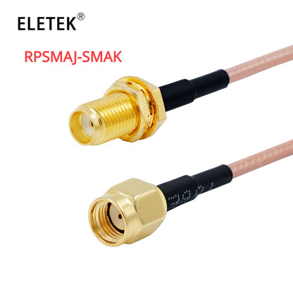 2Pcs RG316 Cable SMA to SMA Connector RF Coaxial Jumper Pigtail Cable 10cm  For Radio Wifi 4G Antenna