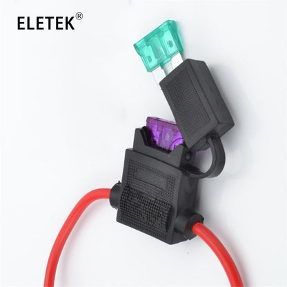 Medium Car Waterproof Fuse Holder Socket 3A 5A 7.5A 10A 15A 20A 25A 30A 35A 40A Auto Motorcycle Motorbike Blade Fuse