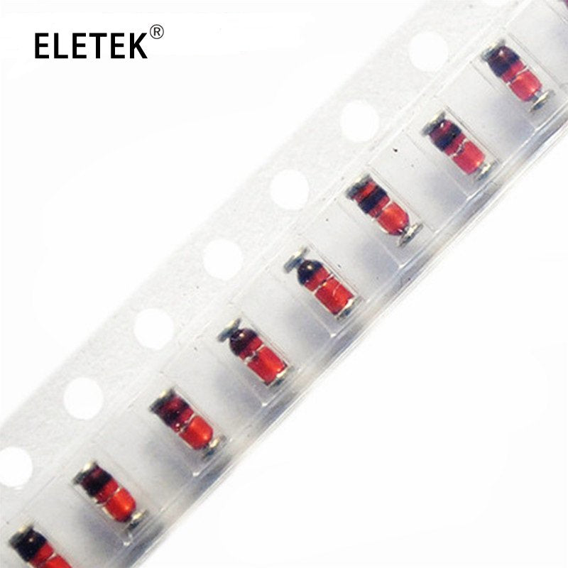 100Pcs SMD Switching Diode LL4148 1N4148 Glass Cylinder 1206 Package