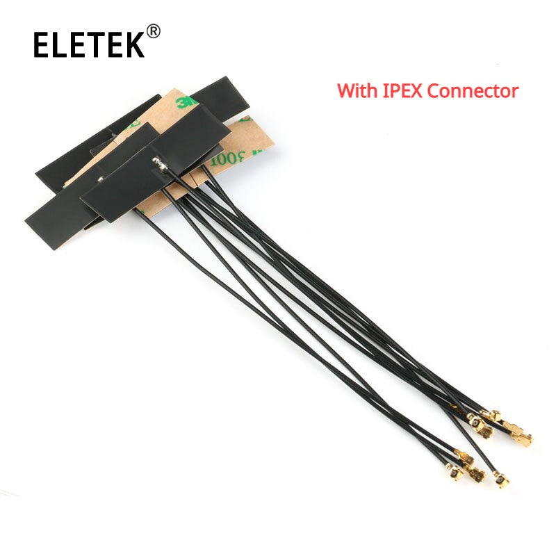 5Pcs WIFI Internal Antenna 5dBi IPX IPEX Connector FPC Omni Antenna IEEE 802.11 B/g/n WLAN System 2.4Ghz