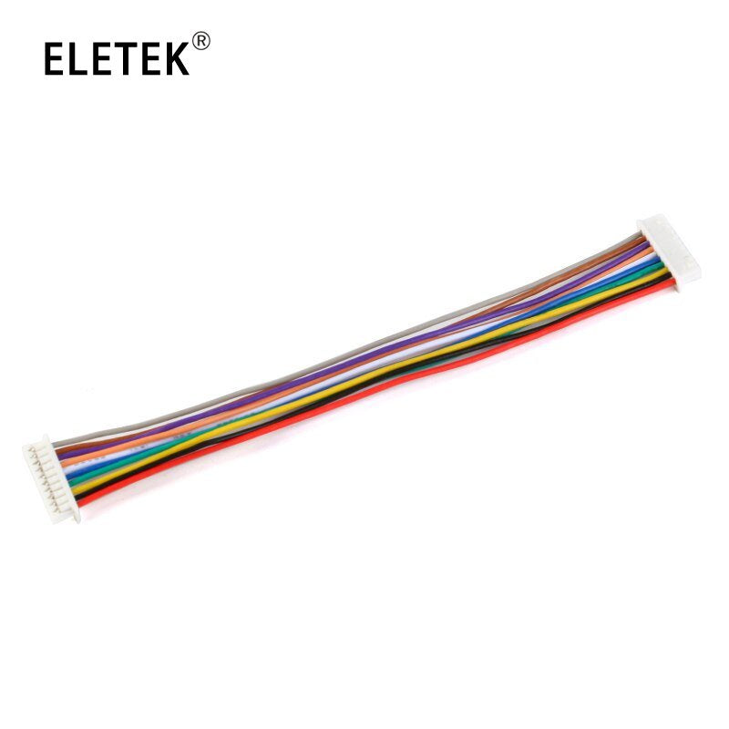 10Pcs 100MM  XH 1.25 28AWG  Wire Cable Connector DIY  JST 2/3/4/5/6/7/8/9/10 Pin Electronic Line Double Connect Terminal Plug
