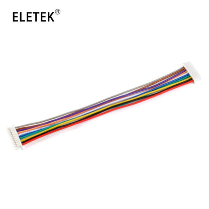 10Pcs 100MM  XH 1.25 28AWG  Wire Cable Connector DIY  JST 2/3/4/5/6/7/8/9/10 Pin Electronic Line Double Connect Terminal Plug