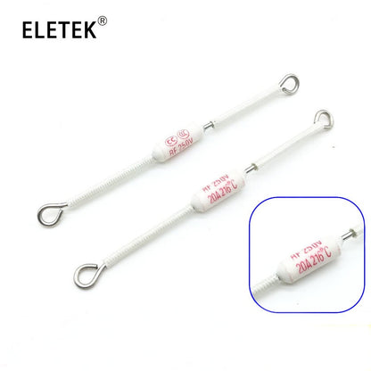 5Pcs RF Rice Cooker Ceramic Thermal Fuse Cutoff 250V 10A 15A 20A  Temperature Fuse