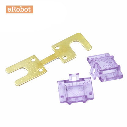 2Pcs ANS Gold Plated Stud Car Fuses Mini Car Stereo Audio AFS Fuse 20A 30A 40A 50A 60A 70A 80A 100A 125A 150A 175A 200A