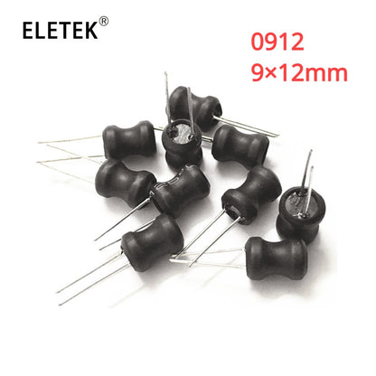 10Pcs 0912 DIP Power Inductor 10UH 22UH 33UH 47UH 68UH 100UH 150UH 220UH 330UH 470UH 1MH