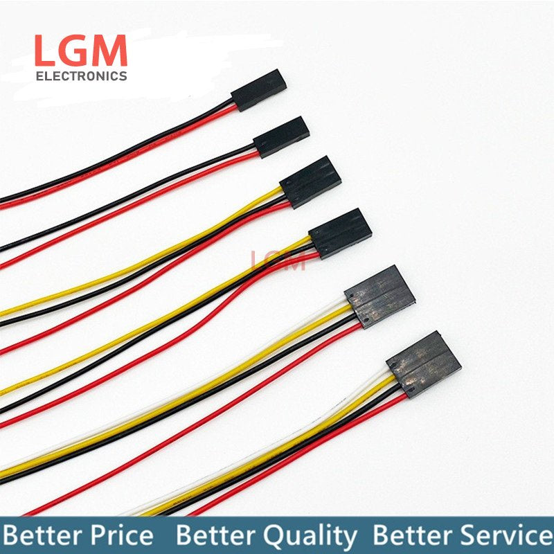 10Pcs 2.54MM 2.54 Wire Dupont Line Female To Female 1P2 3 4 5 6 7 8 9 10 12 Pin Dupont Cable Connector JUMPER CABLE WIRE FOR PCB