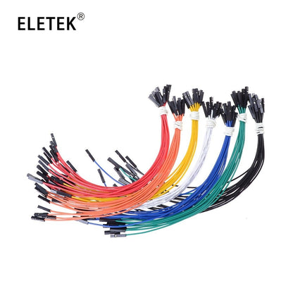 20Pcs 26AWG Soft Silicon Wire 1Pin Female To Female Jumper Wire Dupont Cable 25cm