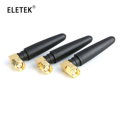 2Pcs GSM 2G 3G GPRS Elbow Glue Stick Antenna SMA-J Omnidirectional High Gain 2.5dbi Wireless Module Digital Transmission Radio