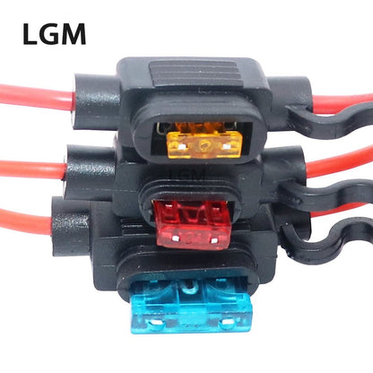 1Set Mini/Small/Medium  Car Waterproof Fuse Holder ATO ATC ATM APM Box 2A 3A 5A 7.5A 10A 15A 20A 25A 30A 40A
