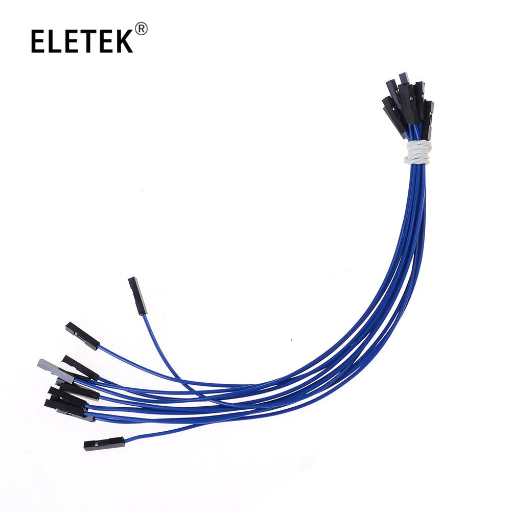 20Pcs 26AWG Soft Silicon Wire 1Pin Female To Female Jumper Wire Dupont Cable 25cm