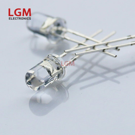 1000Pcs F3 F5 LED Led Diode Kit Transparent Round 5mm Super Bright Water Clear Green Red White Yellow Blue Light LED Bulbs Emitting Diode