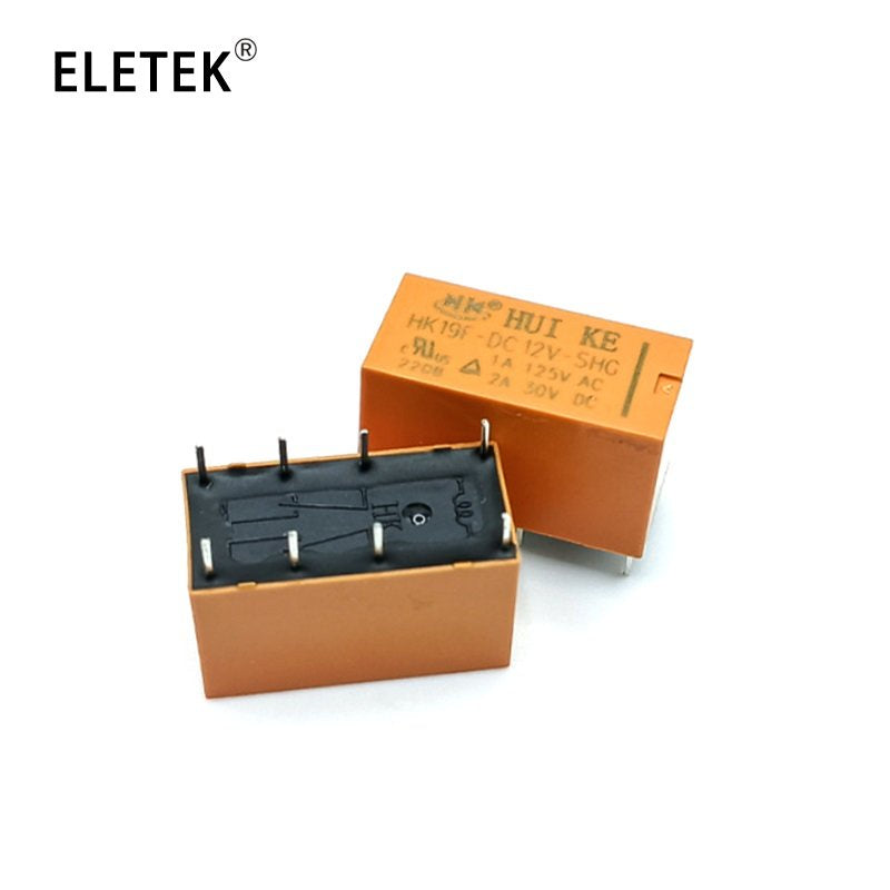 5Pcs DC 3V 5V 12V 24V Relay HK19F-DC3V-SHG HK19F-DC5V-SHG HK19F-DC12V-SHG HK19F-DC24V-SHG HK19F 8PIN 2A Relays