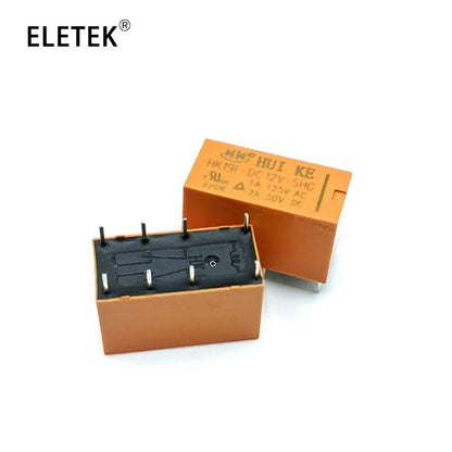 5Pcs DC 3V 5V 12V 24V Relay HK19F-DC3V-SHG HK19F-DC5V-SHG HK19F-DC12V-SHG HK19F-DC24V-SHG HK19F 8PIN 2A Relays