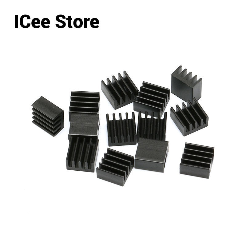 20Pcs 8.8x8.8x5mm Heatsink Radiator Cooling Fin Aluminum Heat Sink A4988 8.8*8.8*5mm for Electronic Chip LED IC Transistor