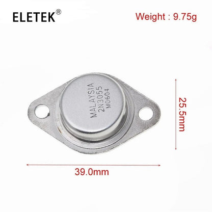 2/4Pcs  Power Transistor 2N3055 MJ2955 NPN TO-3 100V 15A 115W