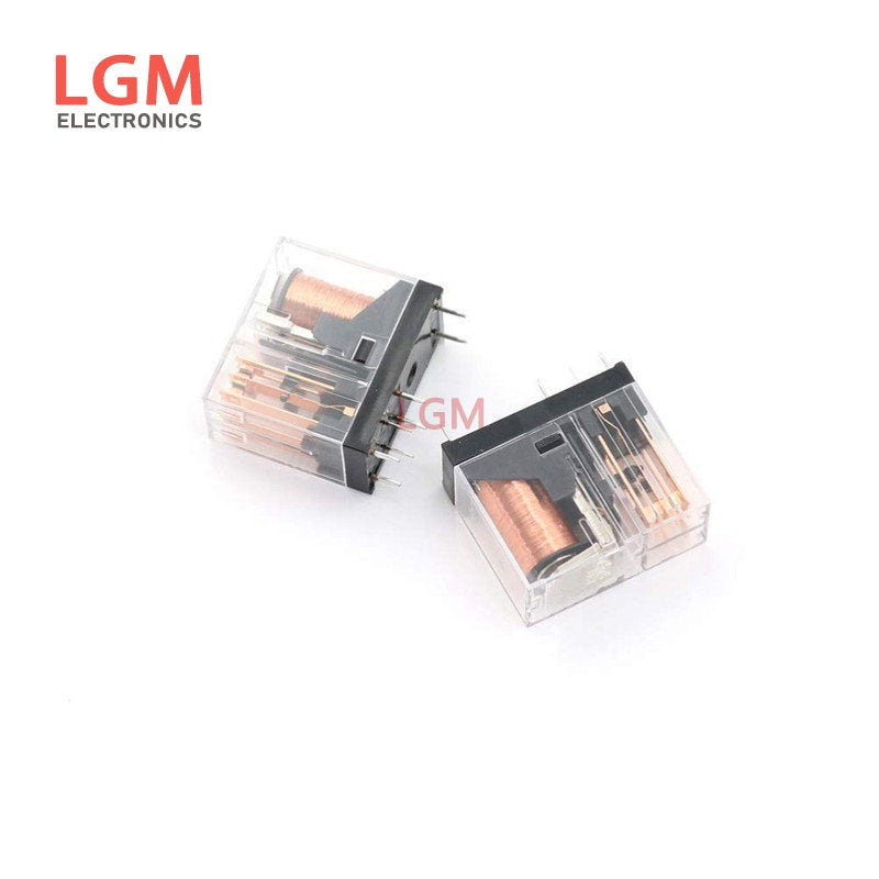 2Pcs Relay G2R-2-5VDC G2R-2-12VDC G2R-2-24V G2R-2 12VDC Power Relays 5V/12V/24V 5A 8PIN