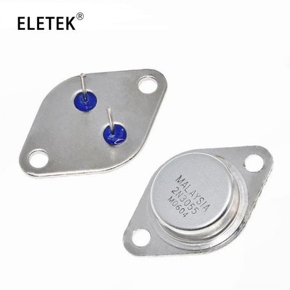 2/4Pcs  Power Transistor 2N3055 MJ2955 NPN TO-3 100V 15A 115W