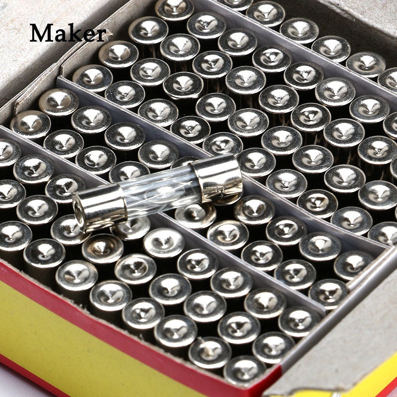 100Pcs Fast Blow Insurance Tube 5*20mm 6*30mm Glass Quick Blow Fuse 5*20 6*30 250V 0.5A 1A 2A 3A 4A 5A 6A 7A 8A 10A 15A