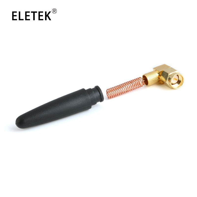 2Pcs GSM GPS Wireless Antenna Omni 50mm Radio Antenna SMA Male Right Angle 3dBi Gain Modem External Antenna
