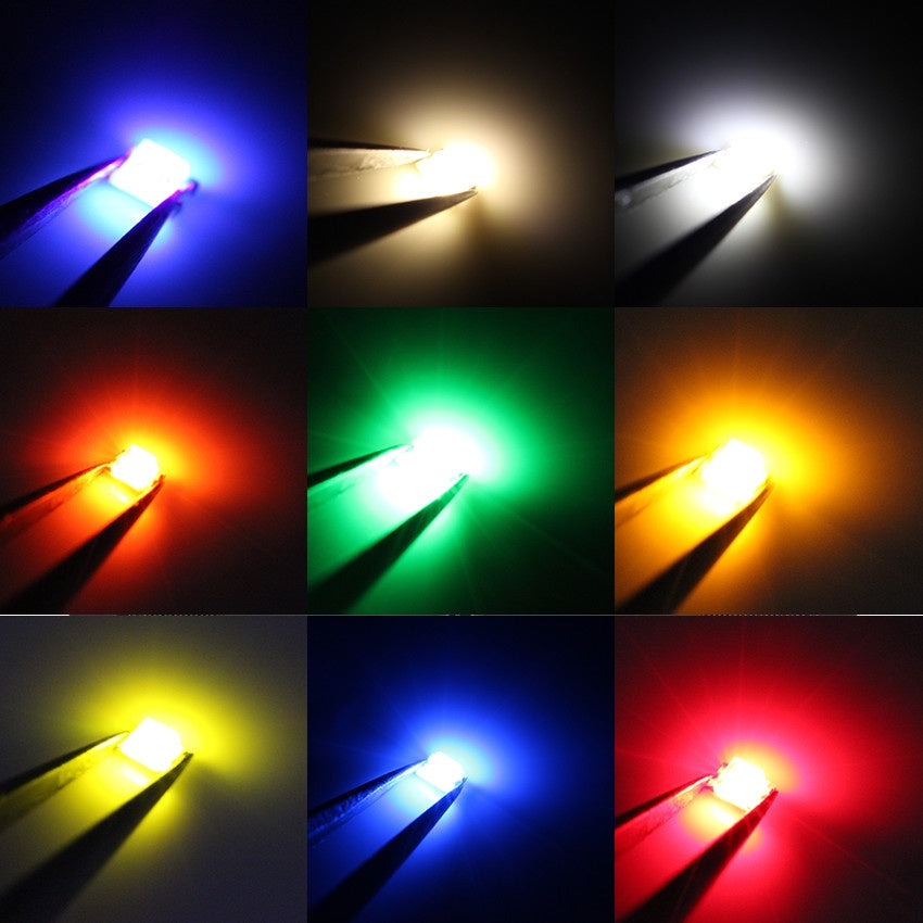 100Pcs SMD LED Kit  0603 0805 Red/Green/Blue/White/Yellow Led Diode Set 5 Colors Each 20pcs