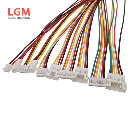 10Pcs Micro JST PH 2.0mm Pitch Male Female Socket Wire Cable Connector 2P-6Pin PH2.0 Plug Jack Terminal Cables 26AWG 20CM