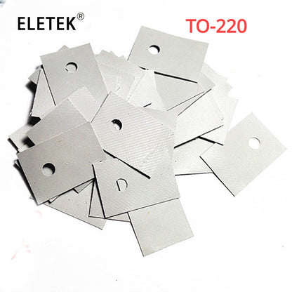 Transistor TO-220 TO-3P Silicone Sheet Insulation Pads Silicone Insulation Film Thermal Insulation Pad Silicone Heat Sink