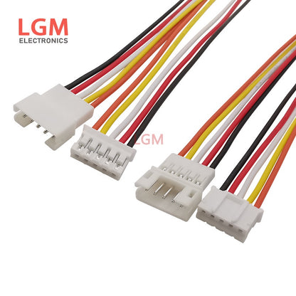 10Pcs Micro JST PH 2.0mm Pitch Male Female Socket Wire Cable Connector 2P-6Pin PH2.0 Plug Jack Terminal Cables 26AWG 20CM