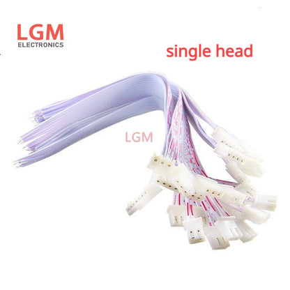 10Pcs  JST 2.54mm Pitch Connector Cable XH2.54 Plug Line Length 30/20/10CM Red and White 2P/3P/4P/5P/6P/7P/8P/9P/10P/11P/12P