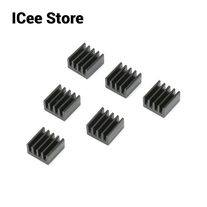 20Pcs 8.8x8.8x5mm Heatsink Radiator Cooling Fin Aluminum Heat Sink A4988 8.8*8.8*5mm for Electronic Chip LED IC Transistor
