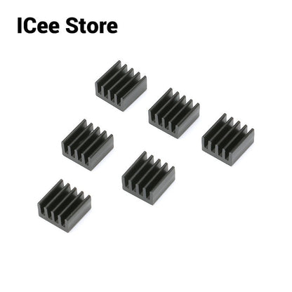 20Pcs 8.8x8.8x5mm Heatsink Radiator Cooling Fin Aluminum Heat Sink A4988 8.8*8.8*5mm for Electronic Chip LED IC Transistor