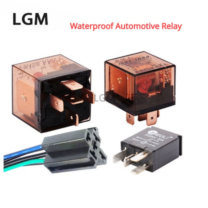 DC 12V / 24V 40A 100A 5Pin Waterproof Automotive Relay  SPDT Car Control Switch Device Car  High Capacity Relay