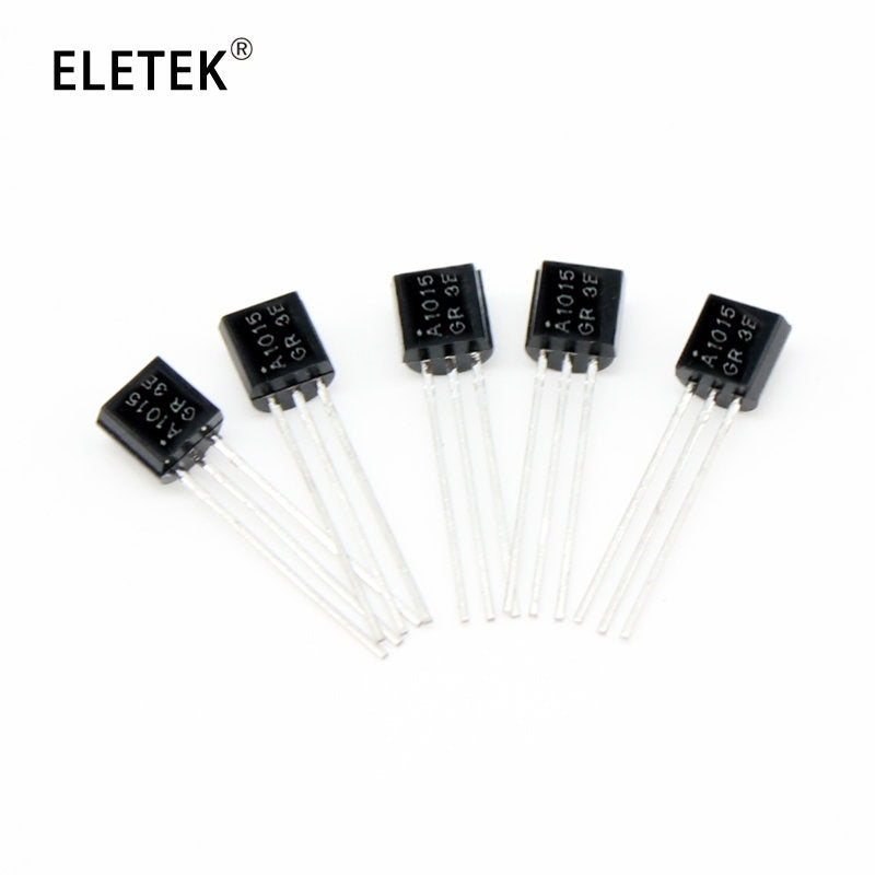 100pcs A1015 TO-92 Transistor PNP Transistors 50V 150MA New and Original IC Chip