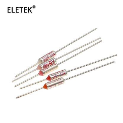 5Pcs Temperature RY 10A 15A 250V Tf Thermal Fuse 65C 85C 100C 105C 110C 120C 130C 152C 165C 172C 185C 192C 200C 216C 240C 280C 300C