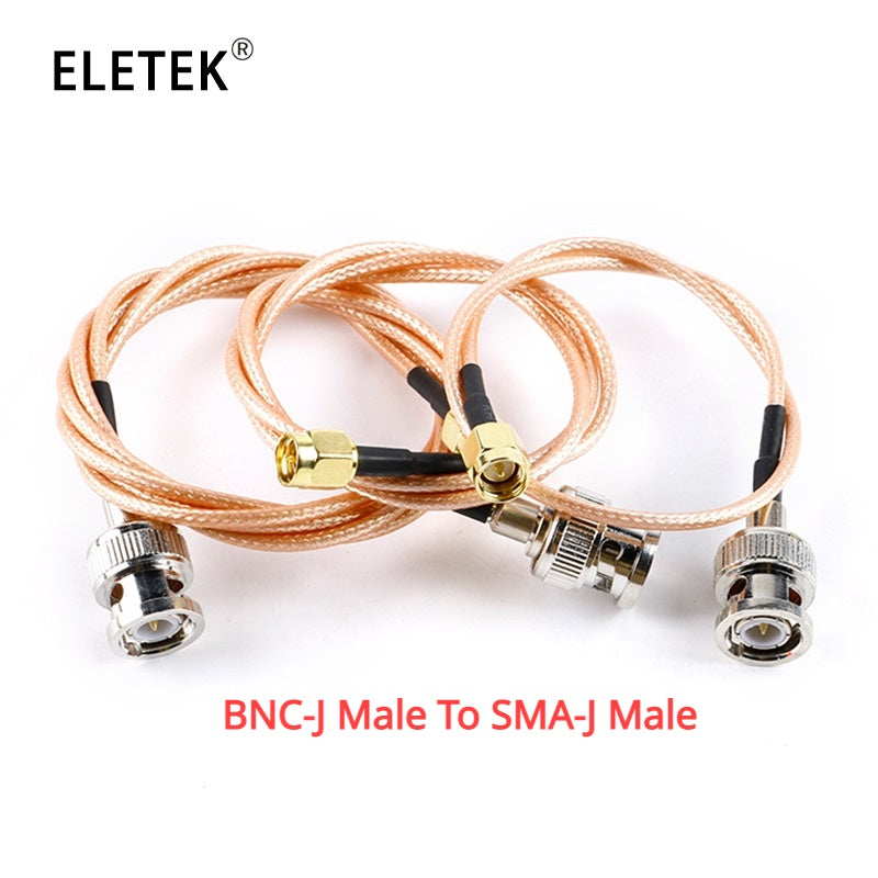 BNC-J Male To SMA-J Male Pug Connector RG316  RF Coax Cable Assembly Wire 15/30/50/100cm
