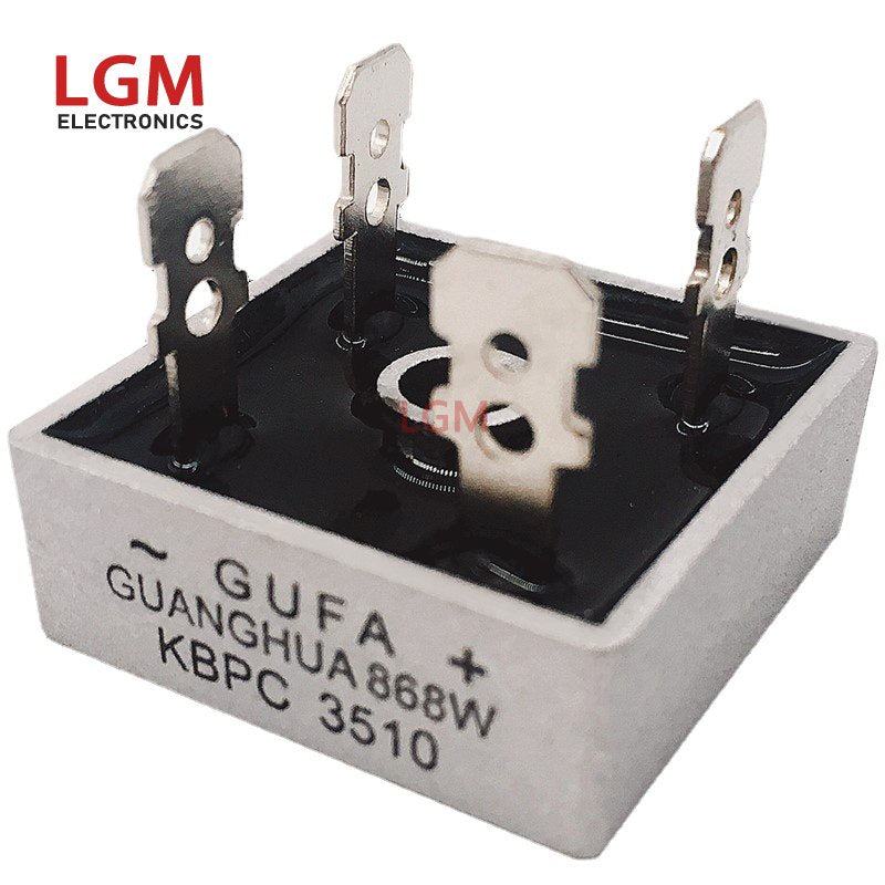 2Pcs New Original Single-phase Bridge Stack KBPC5010 KBPC1510 KBPC2510 KBPC3510 KBP Single-phase Rectifier Diode Single-phase Bridge