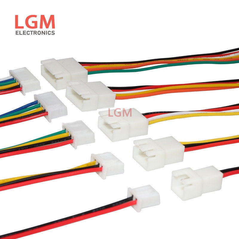 5Pair XH2.54 Wire 2Pin 3PIn 4Pin 5Pin 6Pin Pitch 2.54mm Wire Cable 20cm Length 26AWG Male Female Plug Butt-joint Aerial Docking Crimp Terminal Wire Cable Connector