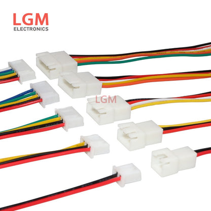 5Pair XH2.54 Wire 2Pin 3PIn 4Pin 5Pin 6Pin Pitch 2.54mm Wire Cable 20cm Length 26AWG Male Female Plug Butt-joint Aerial Docking Crimp Terminal Wire Cable Connector