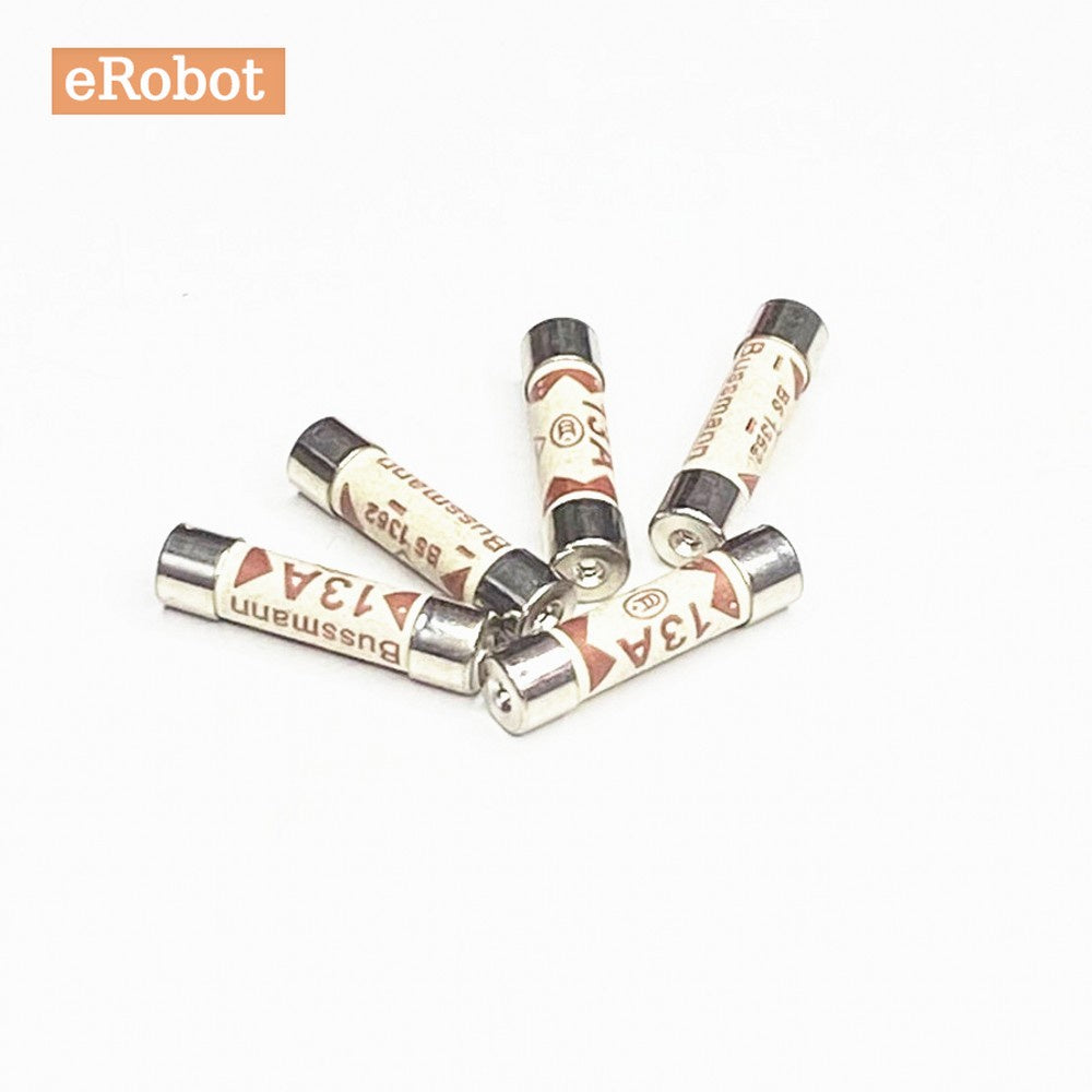 10Pcs BS1362 Fuses 6*25 British Bussmann Fuses Filling Sand Riot Ceramic Fuse 6x25mm 3A 5A 10A 13A 15A 240V