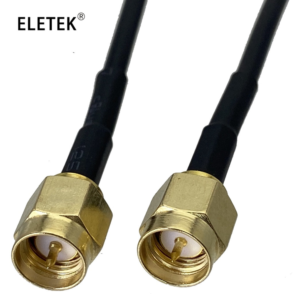 RG174 SMA To SMA RP SMA Male Plug & Female Jack Crimp Straight & Right Angle RF Coaxial Connector Pigtail Jumper Cable