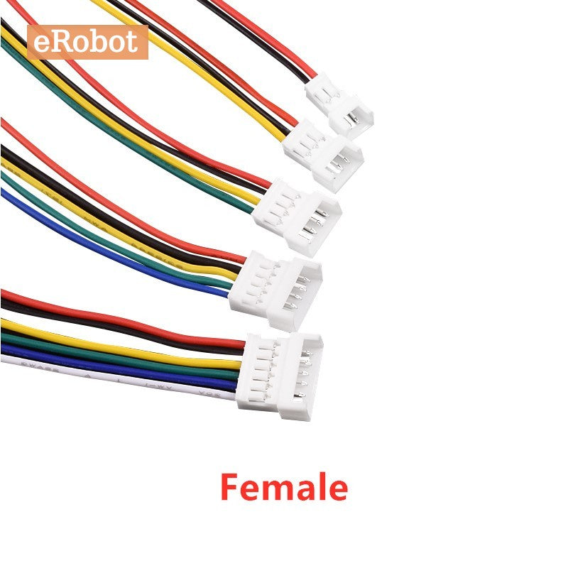 5Pair JST 1.25 Male Female Wire Connector 2P 3P 4P 5P 6P JST Plug Jack Terminal Cable Connector Length 15CM