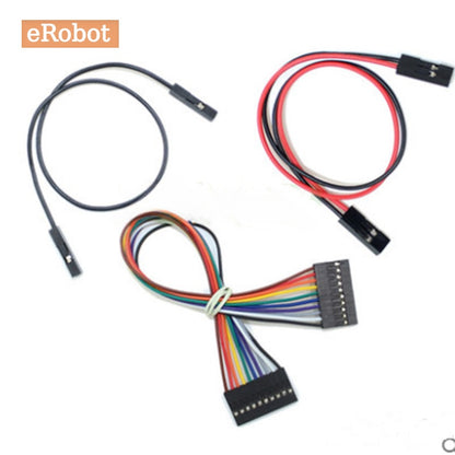 10Pcs 2.54 Wire 2.54MM Dupont Line Female To Female 1P2 3 4 5 6 Pin Dupont Cable Connector JUMPER CABLE WIRE FOR PCB