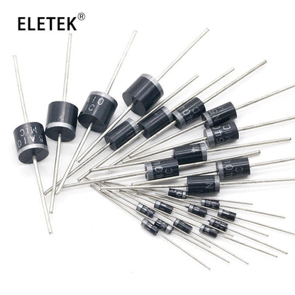50Pcs Diode 6A10 10A10 20A10  Full Values 1N4001 1N4004 1N4007 1N5404 1N5408 1N5818 1N5819
