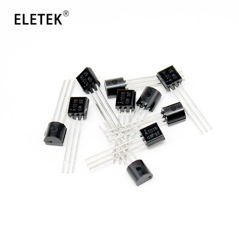 100pcs A1015 TO-92 Transistor PNP Transistors 50V 150MA New and Original IC Chip
