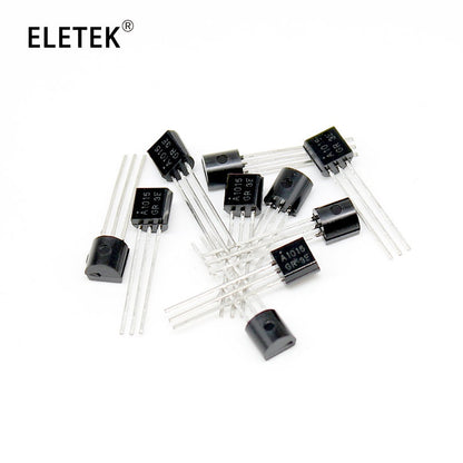 100pcs A1015 TO-92 Transistor PNP Transistors 50V 150MA New and Original IC Chip