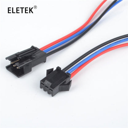 10Pairs JST SM  2.54MM Plug 24AWG Male To Female Wire Connector  Cable Pigtail 2Pin 3Pin 4Pin 5Pin Plug LED Connecting Line
